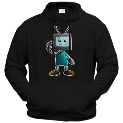 Motiv: Hoodie Premium FAIR WEAR - TV Man - bestimme auf Wunsch Details wie Produkt, Grösse, Farbe und Position selbst ! Motiv: Hoodie Premium FAIR WEAR - TV Man