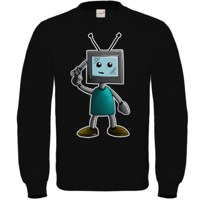 Motiv: Sweatshirt FAIR WEAR - TV Man - bestimme auf Wunsch Details wie Produkt, Grösse, Farbe und Position selbst ! Motiv: Sweatshirt FAIR WEAR - TV Man