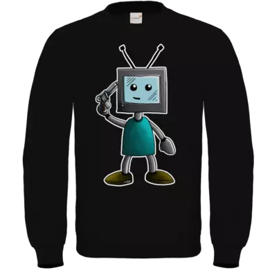 Motiv: Sweatshirt FAIR WEAR - TV Man - bestimme auf Wunsch Details wie Produkt, Grösse, Farbe und Position selbst ! Motiv: Sweatshirt FAIR WEAR - TV Man