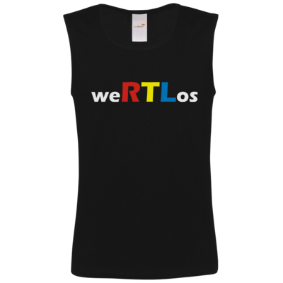 Motiv: Athletic Vest FAIR WEAR - weRTLos - bestimme auf Wunsch Details wie Produkt, Grösse, Farbe und Position selbst ! Motiv: Athletic Vest FAIR WEAR - weRTLos