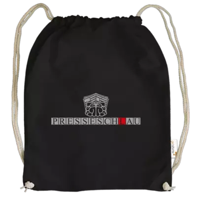 Motiv: Cotton Gymsac - Presseschlau 1 - bestimme auf Wunsch Details wie Produkt, Grösse, Farbe und Position selbst ! Motiv: Cotton Gymsac - Presseschlau 1