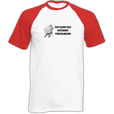 Motiv: Baseball-T FAIR WEAR - verstanden - bestimme auf Wunsch Details wie Produkt, Grösse, Farbe und Position selbst ! Motiv: Baseball-T FAIR WEAR - verstanden