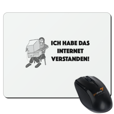 Motiv: Mousepad Textil - verstanden - bestimme auf Wunsch Details wie Produkt, Grösse, Farbe und Position selbst ! Motiv: Mousepad Textil - verstanden