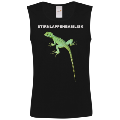 Motiv: Athletic Vest FAIR WEAR - Stirnlappenbasilisk - bestimme auf Wunsch Details wie Produkt, Grösse, Farbe und Position selbst ! Motiv: Athletic Vest FAIR WEAR - Stirnlappenbasilisk