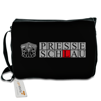 Motiv: Schultertasche - Presseschlau 2 - bestimme auf Wunsch Details wie Produkt, Grösse, Farbe und Position selbst ! Motiv: Schultertasche - Presseschlau 2