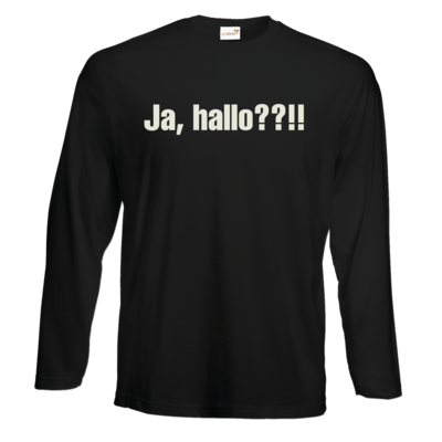 Motiv: Exact 190 Longsleeve FAIR WEAR - ja hallo - bestimme auf Wunsch Details wie Produkt, Grösse, Farbe und Position selbst ! Motiv: Exact 190 Longsleeve FAIR WEAR - ja hallo