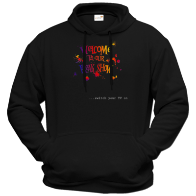 Motiv: Hoodie Premium FAIR WEAR - Freakshow - bestimme auf Wunsch Details wie Produkt, Grösse, Farbe und Position selbst ! Motiv: Hoodie Premium FAIR WEAR - Freakshow