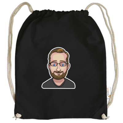 Motiv: Cotton Gymsac - Lars - bestimme auf Wunsch Details wie Produkt, Grösse, Farbe und Position selbst ! Motiv: Cotton Gymsac - Lars