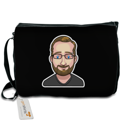 Motiv: Schultertasche - Lars - bestimme auf Wunsch Details wie Produkt, Grösse, Farbe und Position selbst ! Motiv: Schultertasche - Lars