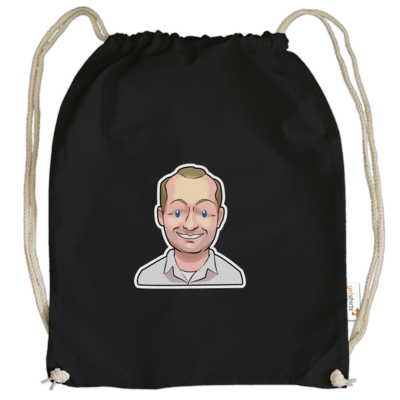 Motiv: Cotton Gymsac - Volker - bestimme auf Wunsch Details wie Produkt, Grösse, Farbe und Position selbst ! Motiv: Cotton Gymsac - Volker