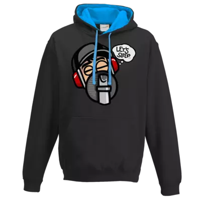 Motiv: Two-Tone Hoodie - Lets sleep - bestimme auf Wunsch Details wie Produkt, Grösse, Farbe und Position selbst ! Motiv: Two-Tone Hoodie - Lets sleep