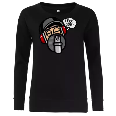 Motiv: Girlie Crew Sweatshirt - Lets sleep - bestimme auf Wunsch Details wie Produkt, Grösse, Farbe und Position selbst ! Motiv: Girlie Crew Sweatshirt - Lets sleep