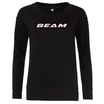 Motiv: Girlie Crew Sweatshirt - Beam Logo - bestimme auf Wunsch Details wie Produkt, Grösse, Farbe und Position selbst ! Motiv: Girlie Crew Sweatshirt - Beam Logo