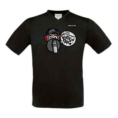 Motiv: T-Shirt V-Neck FAIR WEAR - Guten Tag - bestimme auf Wunsch Details wie Produkt, Grösse, Farbe und Position selbst ! Motiv: T-Shirt V-Neck FAIR WEAR - Guten Tag