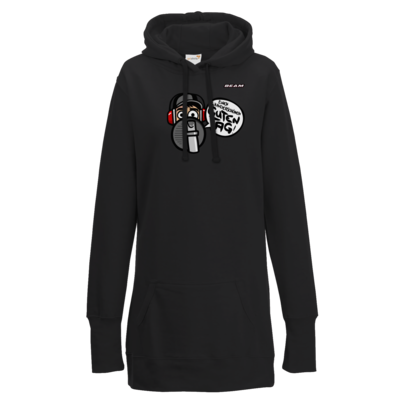 Motiv: Lady Longline Hoodie - Guten Tag - bestimme auf Wunsch Details wie Produkt, Grösse, Farbe und Position selbst ! Motiv: Lady Longline Hoodie - Guten Tag