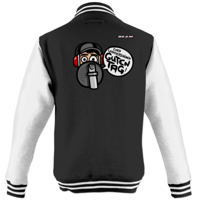 Motiv: College Jacke - Guten Tag - bestimme auf Wunsch Details wie Produkt, Grösse, Farbe und Position selbst ! Motiv: College Jacke - Guten Tag