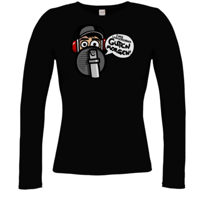 Motiv: Longsleeve Damen FAIR WEAR - Guten Morgen - bestimme auf Wunsch Details wie Produkt, Grösse, Farbe und Position selbst ! Motiv: Longsleeve Damen FAIR WEAR - Guten Morgen