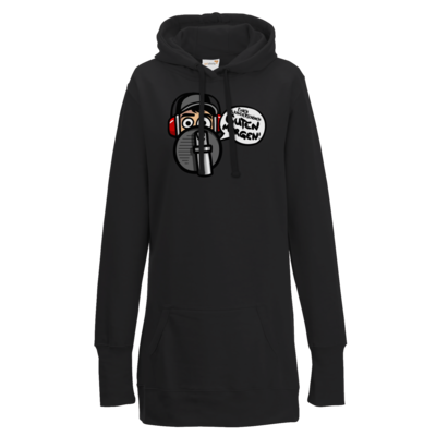 Motiv: Lady Longline Hoodie - Guten Morgen - bestimme auf Wunsch Details wie Produkt, Grösse, Farbe und Position selbst ! Motiv: Lady Longline Hoodie - Guten Morgen