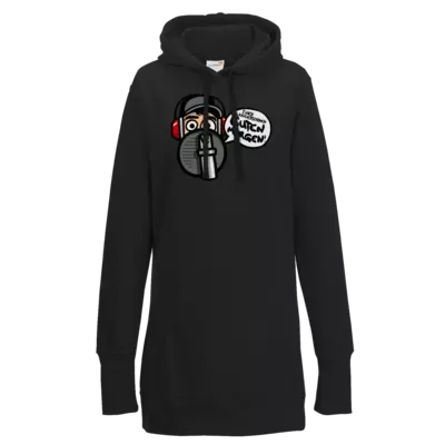 Motiv: Lady Longline Hoodie - Guten Morgen - bestimme auf Wunsch Details wie Produkt, Grösse, Farbe und Position selbst ! Motiv: Lady Longline Hoodie - Guten Morgen