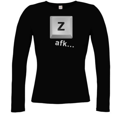 Motiv: Longsleeve Damen FAIR WEAR - Taste Z - bestimme auf Wunsch Details wie Produkt, Grösse, Farbe und Position selbst ! Motiv: Longsleeve Damen FAIR WEAR - Taste Z