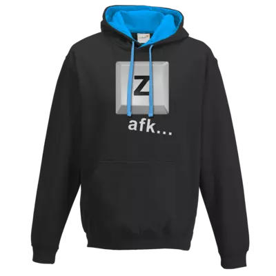 Motiv: Two-Tone Hoodie - Taste Z - bestimme auf Wunsch Details wie Produkt, Grösse, Farbe und Position selbst ! Motiv: Two-Tone Hoodie - Taste Z