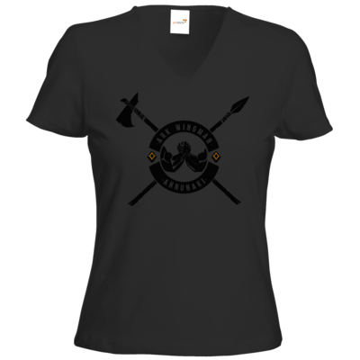 Motiv: T-Shirts Damen V-Neck FAIR WEAR - Annunaki dunkel - bestimme auf Wunsch Details wie Produkt, Grösse, Farbe und Position selbst ! Motiv: T-Shirts Damen V-Neck FAIR WEAR - Annunaki dunkel