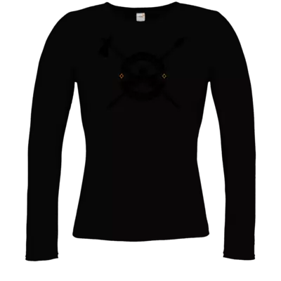 Motiv: Longsleeve Damen FAIR WEAR - Annunaki dunkel - bestimme auf Wunsch Details wie Produkt, Grösse, Farbe und Position selbst ! Motiv: Longsleeve Damen FAIR WEAR - Annunaki dunkel