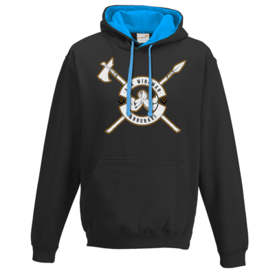 Motiv: Two-Tone Hoodie - Annunaki hell - bestimme auf Wunsch Details wie Produkt, Grösse, Farbe und Position selbst ! Motiv: Two-Tone Hoodie - Annunaki hell