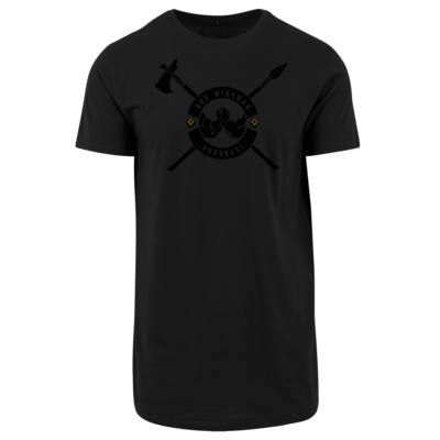 Motiv: Shaped Long Tee - Annunaki dunkel - bestimme auf Wunsch Details wie Produkt, Grösse, Farbe und Position selbst ! Motiv: Shaped Long Tee - Annunaki dunkel