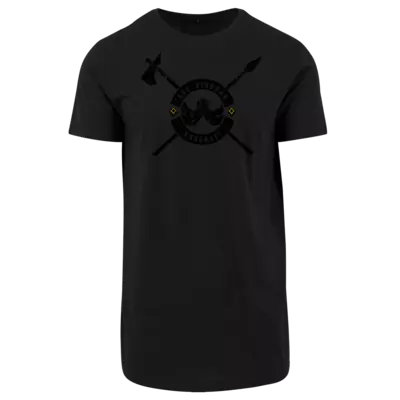 Motiv: Shaped Long Tee - Annunaki dunkel - bestimme auf Wunsch Details wie Produkt, Grösse, Farbe und Position selbst ! Motiv: Shaped Long Tee - Annunaki dunkel
