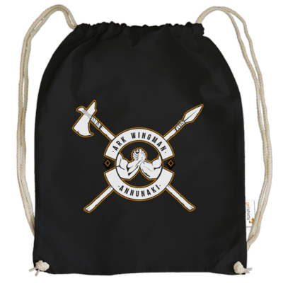 Motiv: Cotton Gymsac - Annunaki hell - bestimme auf Wunsch Details wie Produkt, Grösse, Farbe und Position selbst ! Motiv: Cotton Gymsac - Annunaki hell