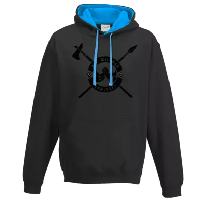 Motiv: Two-Tone Hoodie - Annunaki dunkel - bestimme auf Wunsch Details wie Produkt, Grösse, Farbe und Position selbst ! Motiv: Two-Tone Hoodie - Annunaki dunkel