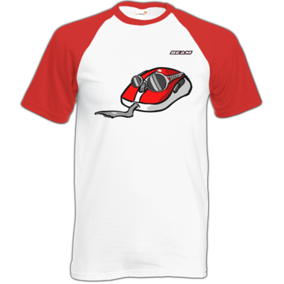 Motiv: Baseball-T FAIR WEAR - Maus - bestimme auf Wunsch Details wie Produkt, Grösse, Farbe und Position selbst ! Motiv: Baseball-T FAIR WEAR - Maus
