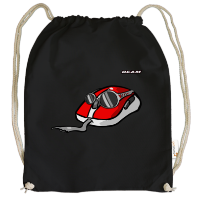Motiv: Cotton Gymsac - Maus - bestimme auf Wunsch Details wie Produkt, Grösse, Farbe und Position selbst ! Motiv: Cotton Gymsac - Maus
