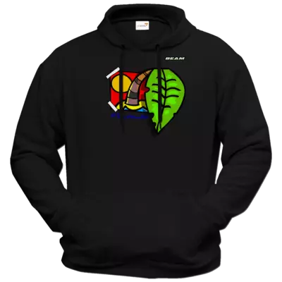 Motiv: Hoodie Premium FAIR WEAR - Palmenbaumblatt - bestimme auf Wunsch Details wie Produkt, Grösse, Farbe und Position selbst ! Motiv: Hoodie Premium FAIR WEAR - Palmenbaumblatt