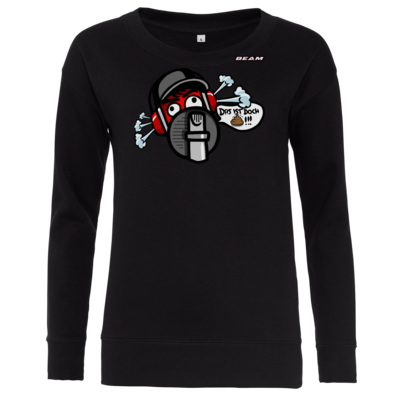 Motiv: Girlie Crew Sweatshirt - Rage - bestimme auf Wunsch Details wie Produkt, Grösse, Farbe und Position selbst ! Motiv: Girlie Crew Sweatshirt - Rage