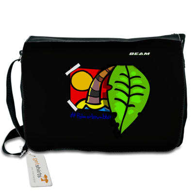Motiv: Schultertasche - Palmenbaumblatt - bestimme auf Wunsch Details wie Produkt, Grösse, Farbe und Position selbst ! Motiv: Schultertasche - Palmenbaumblatt