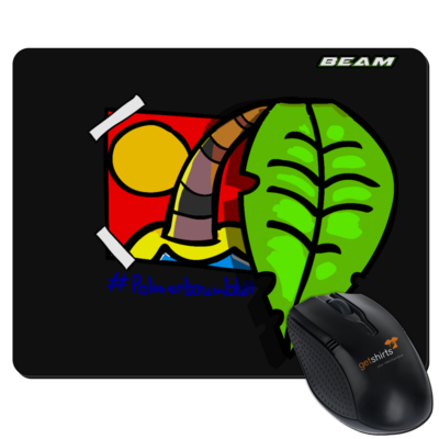 Motiv: Mousepad Textil - Palmenbaumblatt - bestimme auf Wunsch Details wie Produkt, Grösse, Farbe und Position selbst ! Motiv: Mousepad Textil - Palmenbaumblatt