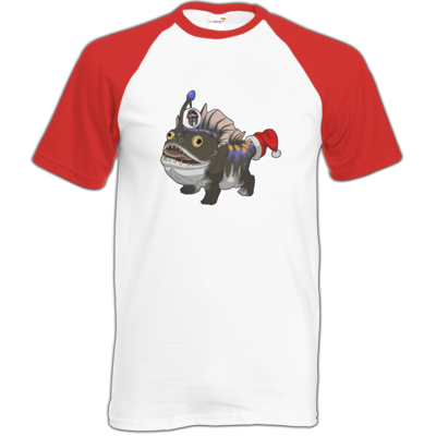 Motiv: Baseball-T FAIR WEAR - BEAM X-Mas Bulbdog - bestimme auf Wunsch Details wie Produkt, Grösse, Farbe und Position selbst ! Motiv: Baseball-T FAIR WEAR - BEAM X-Mas Bulbdog