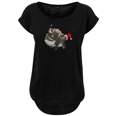 Motiv: Ladies Long Slub Tee - BEAM X-Mas Bulbdog - bestimme auf Wunsch Details wie Produkt, Grösse, Farbe und Position selbst ! Motiv: Ladies Long Slub Tee - BEAM X-Mas Bulbdog