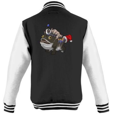 Motiv: College Jacke - BEAM X-Mas Bulbdog - bestimme auf Wunsch Details wie Produkt, Grösse, Farbe und Position selbst ! Motiv: College Jacke - BEAM X-Mas Bulbdog