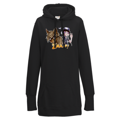 Motiv: Lady Longline Hoodie - Logo1 - bestimme auf Wunsch Details wie Produkt, Grösse, Farbe und Position selbst ! Motiv: Lady Longline Hoodie - Logo1