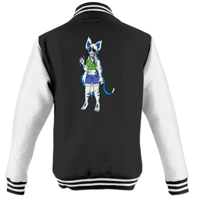 Motiv: College Jacke - Maskottchen - bestimme auf Wunsch Details wie Produkt, Grösse, Farbe und Position selbst ! Motiv: College Jacke - Maskottchen