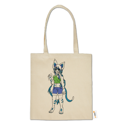 Motiv: Baumwolltasche - Maskottchen - bestimme auf Wunsch Details wie Produkt, Grösse, Farbe und Position selbst ! Motiv: Baumwolltasche - Maskottchen