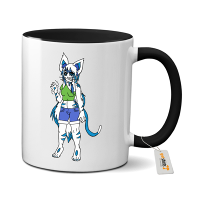 Motiv: Tasse farbig - Maskottchen