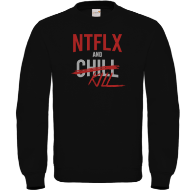 Motiv: Sweatshirt FAIR WEAR - NTFLX - bestimme auf Wunsch Details wie Produkt, Grösse, Farbe und Position selbst ! Motiv: Sweatshirt FAIR WEAR - NTFLX