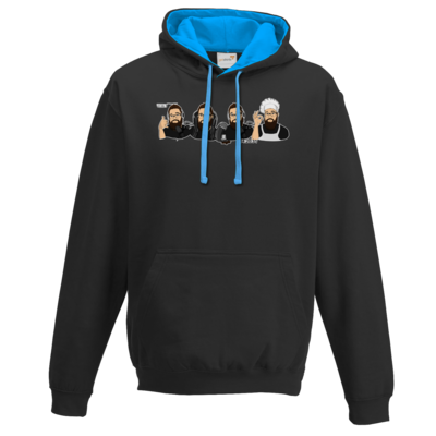 Motiv: Two-Tone Hoodie - Philmann mal 4 - bestimme auf Wunsch Details wie Produkt, Grösse, Farbe und Position selbst ! Motiv: Two-Tone Hoodie - Philmann mal 4