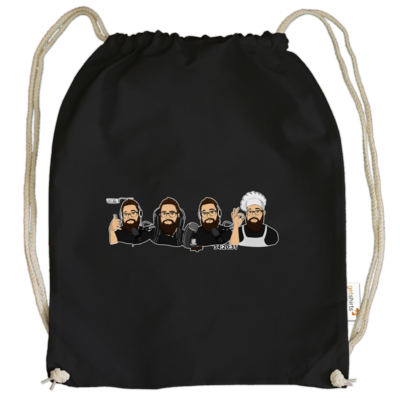 Motiv: Cotton Gymsac - Philmann mal 4 - bestimme auf Wunsch Details wie Produkt, Grösse, Farbe und Position selbst ! Motiv: Cotton Gymsac - Philmann mal 4