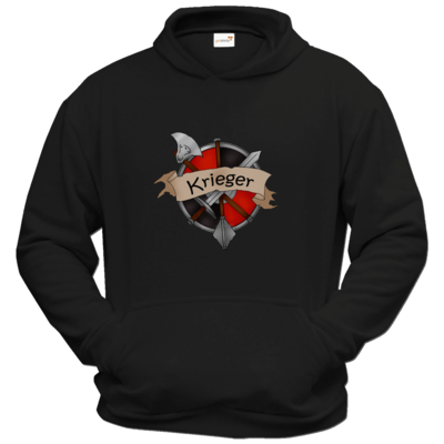 Motiv: Hoodie Classic - Krieger - bestimme auf Wunsch Details wie Produkt, Grösse, Farbe und Position selbst ! Motiv: Hoodie Classic - Krieger