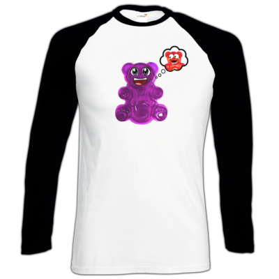 Motiv: Longsleeve Baseball T - Lucky - Maedchen - bestimme auf Wunsch Details wie Produkt, Grösse, Farbe und Position selbst ! Motiv: Longsleeve Baseball T - Lucky - Maedchen